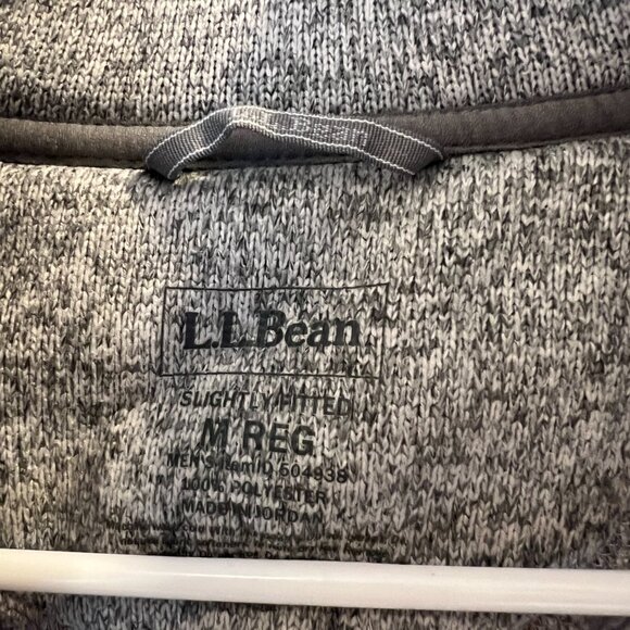 L.L. Bean Sweater Fleece Full-Zip Jacket - Picture 4 of 5